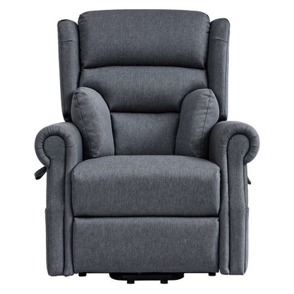 Massage Electric Recliner Chair Heated Sofa - Grey