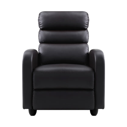 Bolivia Recliner Armchair - Brown Faux Leather