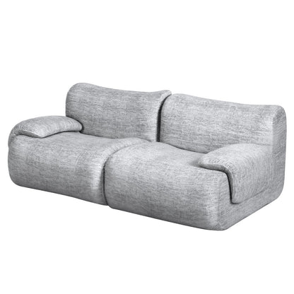 Love Seat 2-Seater Sofa Modular - Grey