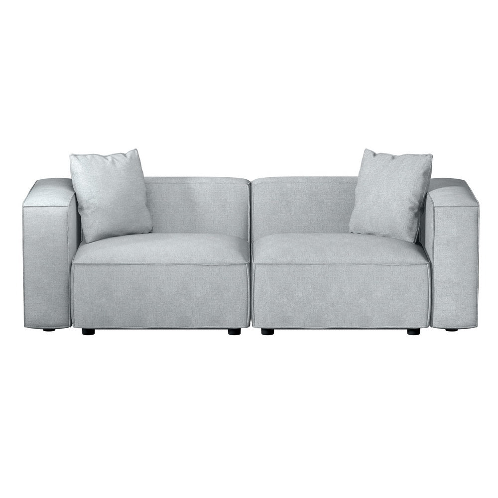 Alvin Modular Sofa Chaise Set 2-Seater - Grey