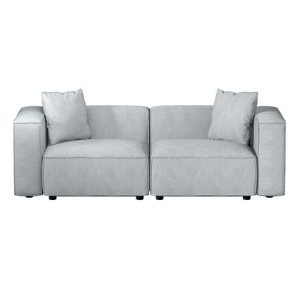 Alvin Modular Sofa Chaise Set 2-Seater - Grey