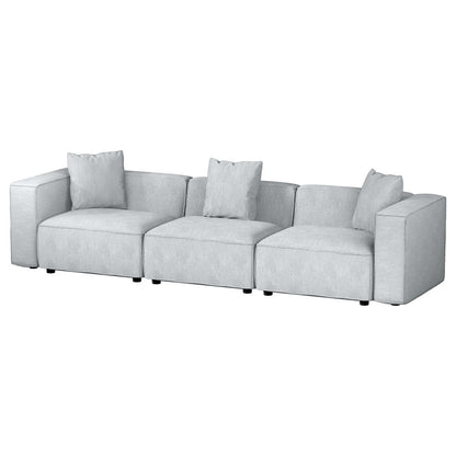 Alvin Modular Sofa Chaise Set 3-Seater - Grey