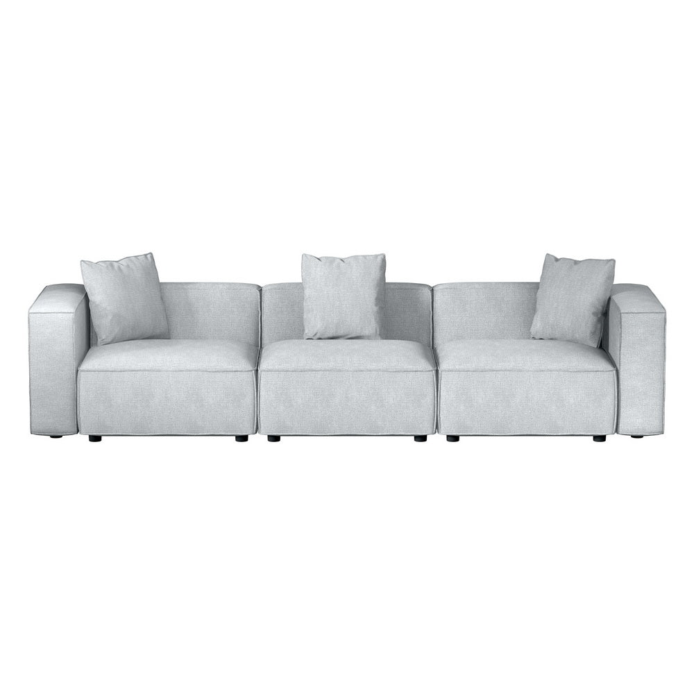 Alvin Modular Sofa Chaise Set 3-Seater - Grey