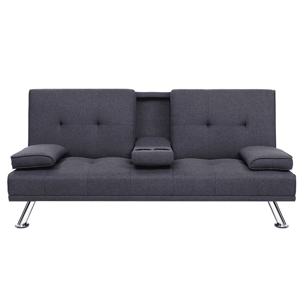 3-Seater Sofa Bed 175CM - Dark Grey