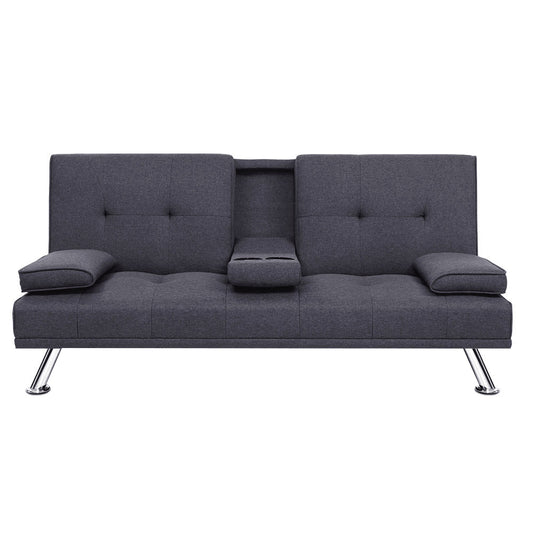 3-Seater Sofa Bed 175CM - Dark Grey
