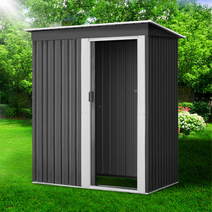 1.62x0.86M Garden Shed Sliding Door - Grey