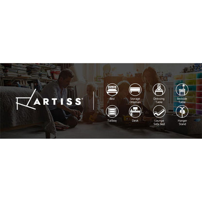 Thyme Vintage Bedside Table - White