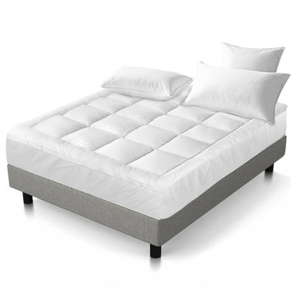 Bamboo Mattress Topper Pillowtop - Double