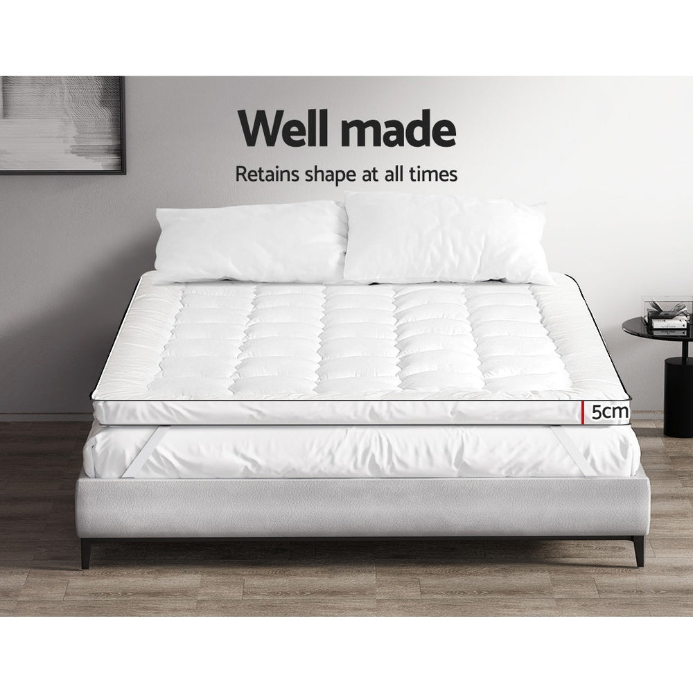 Pillow Top Mattress Topper - King Single