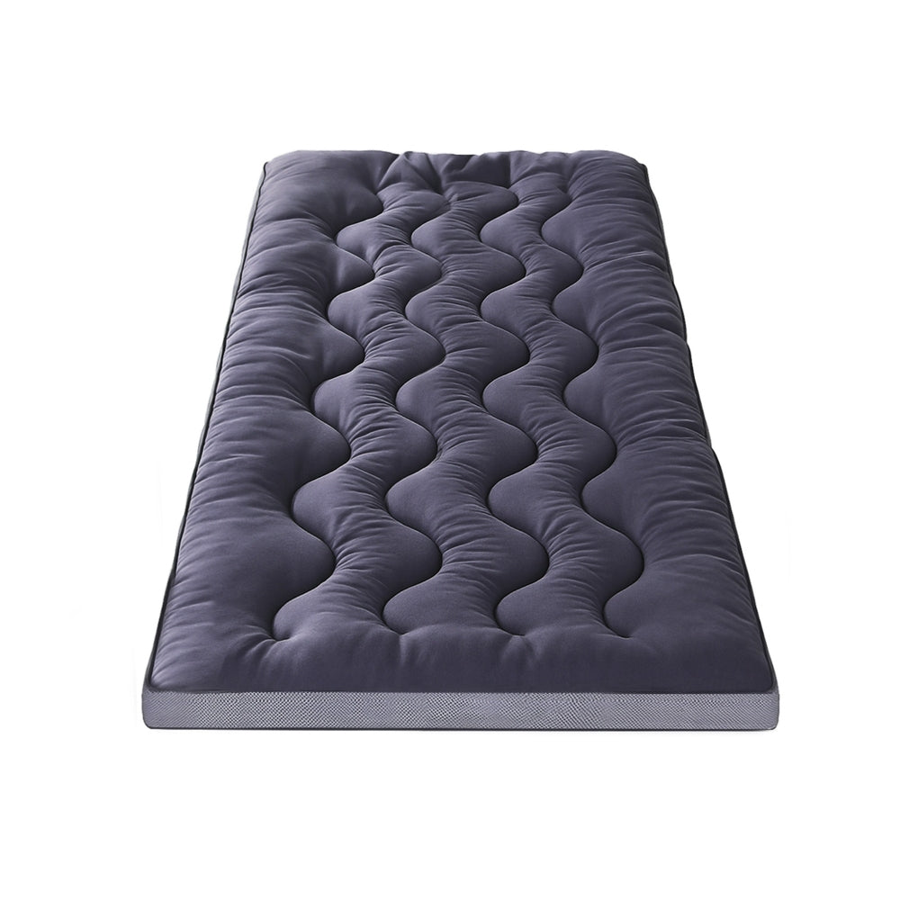 Pillowtop 5cm Mattress Topper Bamboo Charcoal - Single