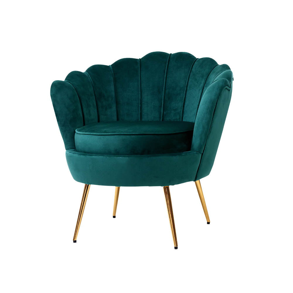 Callista Armchair Velvet - Green