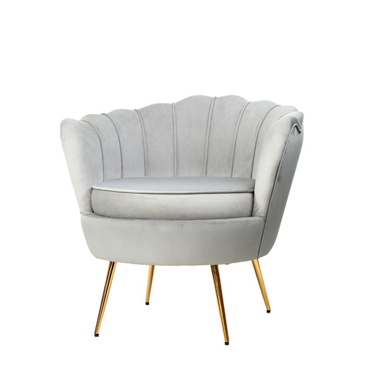 Callista Armchair Velvet - Grey