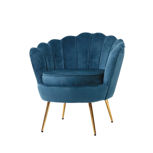 Callista Armchair Velvet - Blue