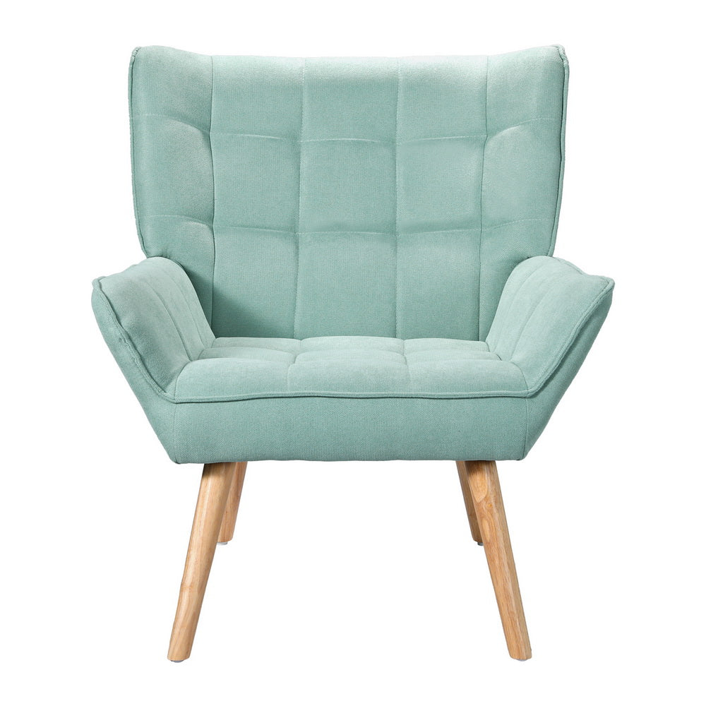 Cindy Armchair Accent Lounge Chair - Blue