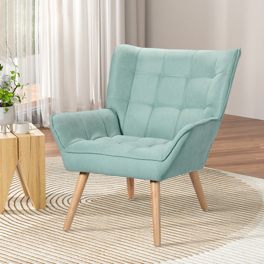 Cindy Armchair Accent Lounge Chair - Blue