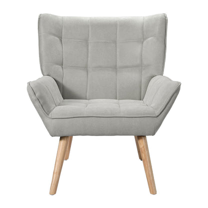 Cindy Armchair Accent Lounge Chair - Grey