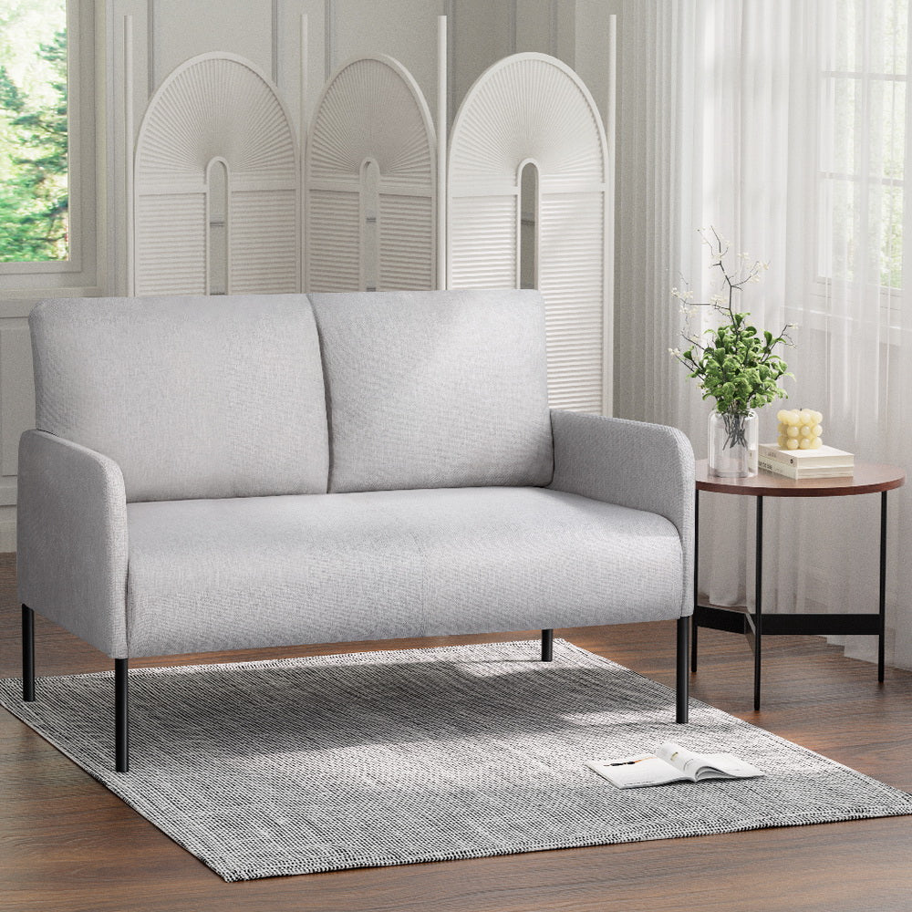 Kane Armchair 2-Seater Sofa Pillow Linen - Grey