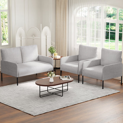 Kane Armchair 4 Seater Sofa Set Pillow - Grey