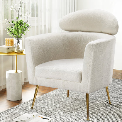Yoli Armchair Fabric - Boucle White