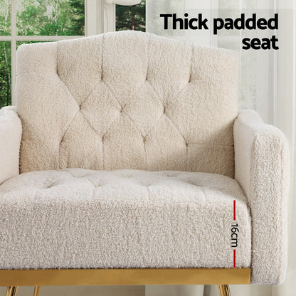 Nicole Armchair - Boucle Beige