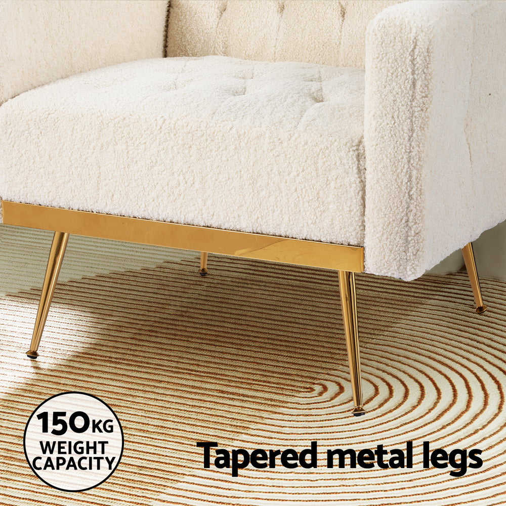 Nicole Armchair - Boucle Beige