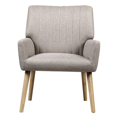Sebastini Armchair Fabric - Beige