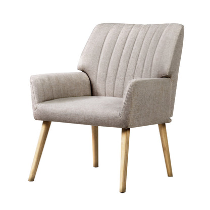 Sebastini Armchair Fabric - Beige