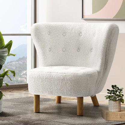Felista Armchair Accent Sofa - White