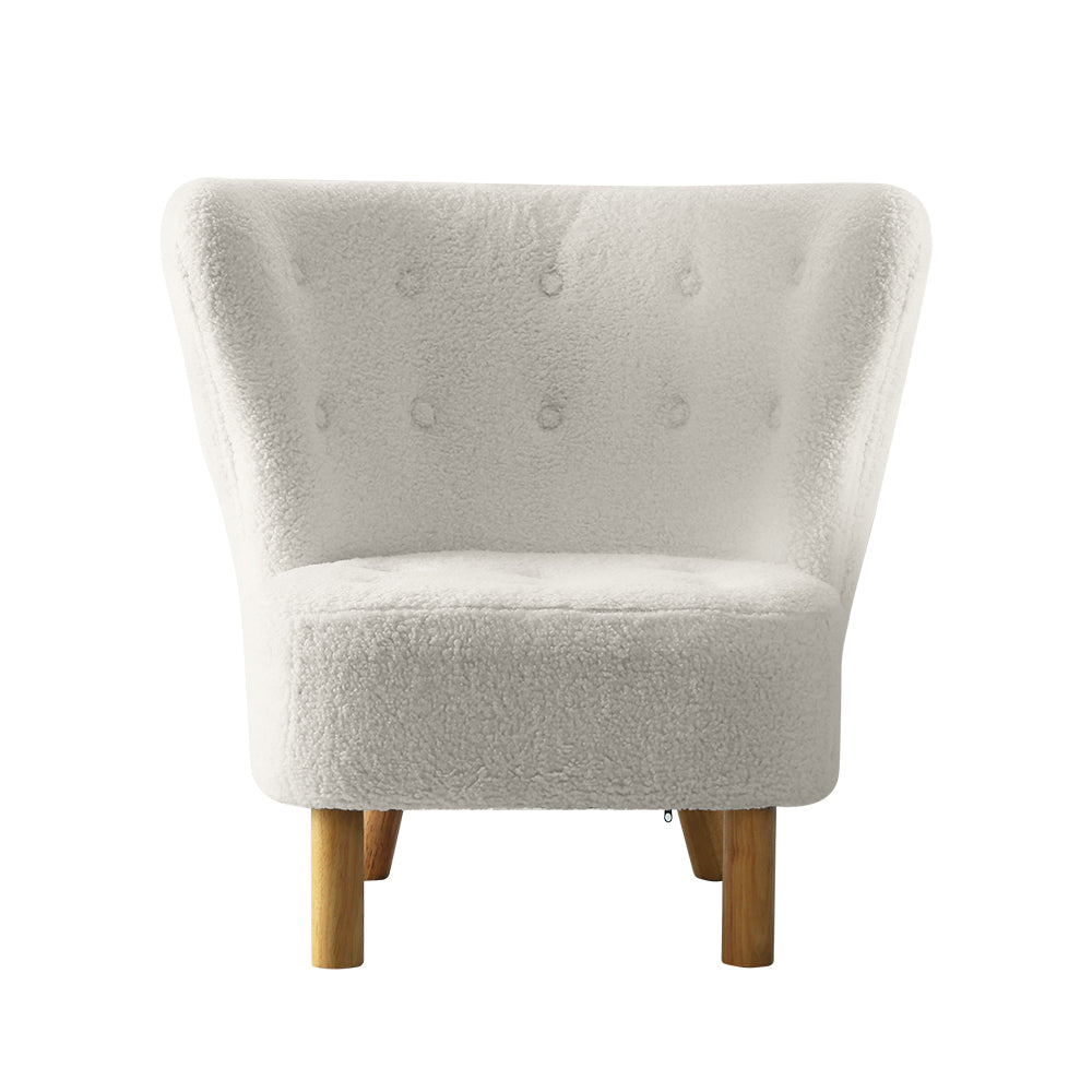Felista Armchair Accent Sofa - White