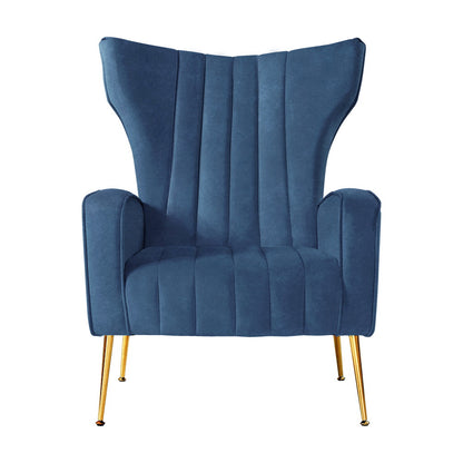 Kate Armchair - Navy Velvet