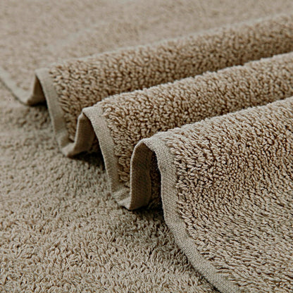 Premium Cotton Washcloths 4-Pack Quick-Dry Face Towels Set - Linen