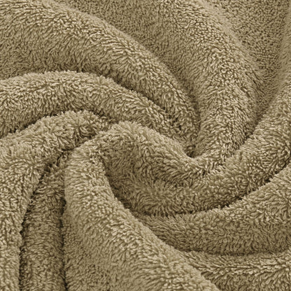 Premium Cotton Washcloths 4-Pack Quick-Dry Face Towels Set - Linen