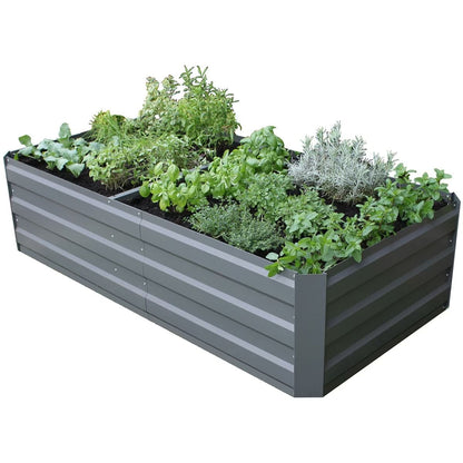 Slate Grey Large Garden Bed 180 x 90 x 45cm