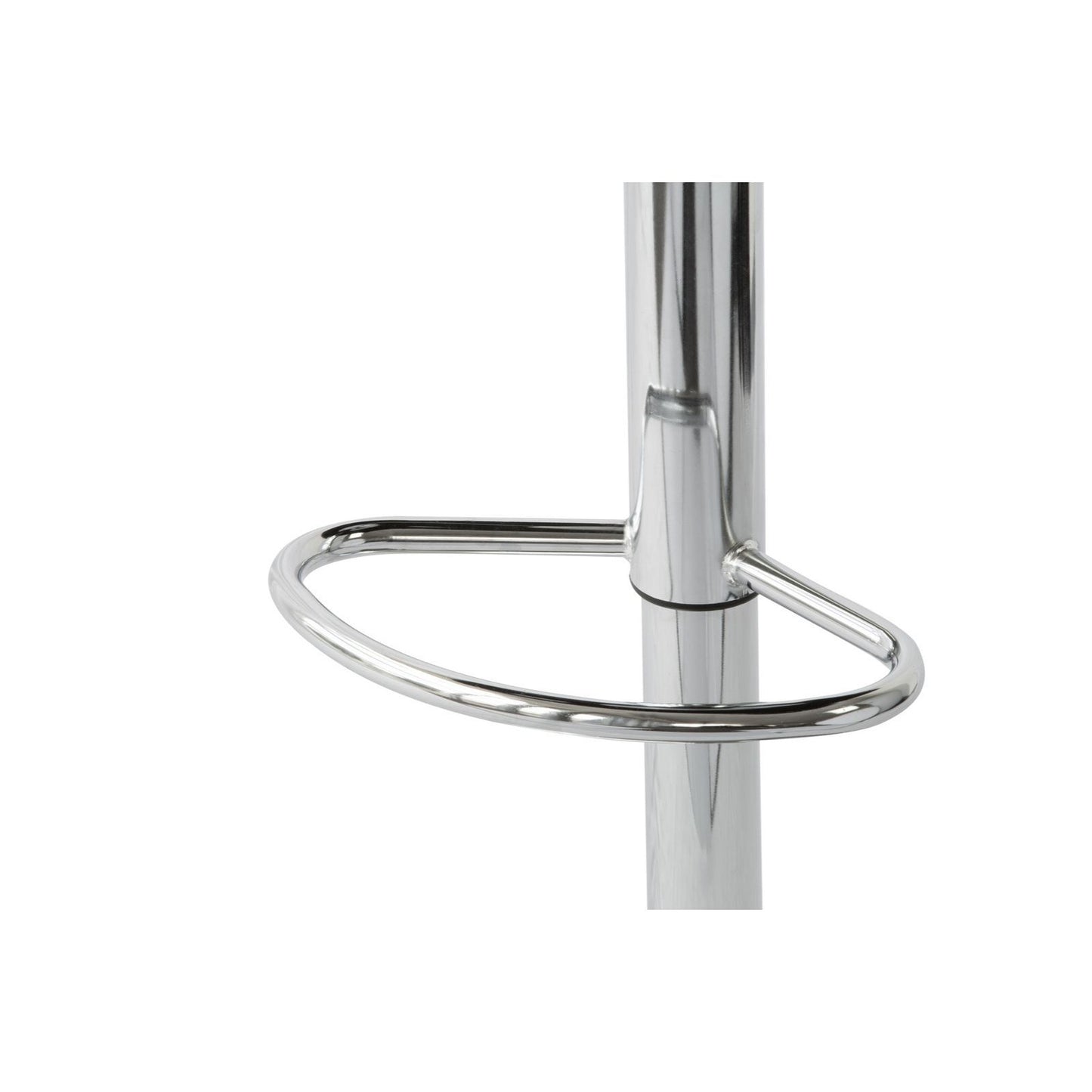 Set of 2 Diamond Style Padded Leather Barstools - Black