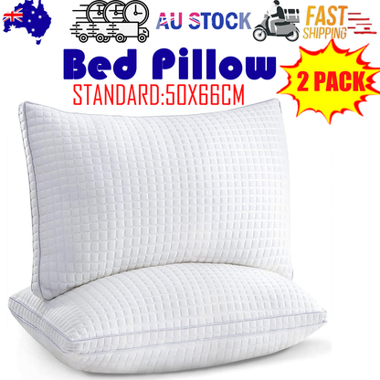 Quality Hotel Standard Pillows - Twin Pack