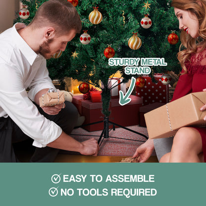 Christmas Tree Decor 1.2m Xmas Decorations - 300 Tips Green