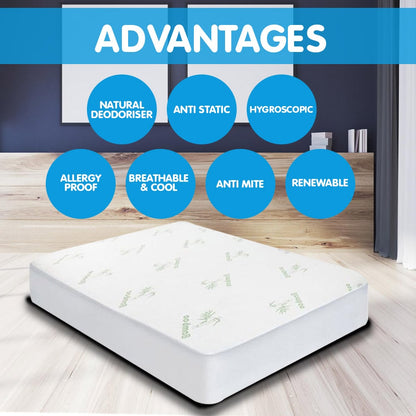Bamboo Mattress Protector - Double