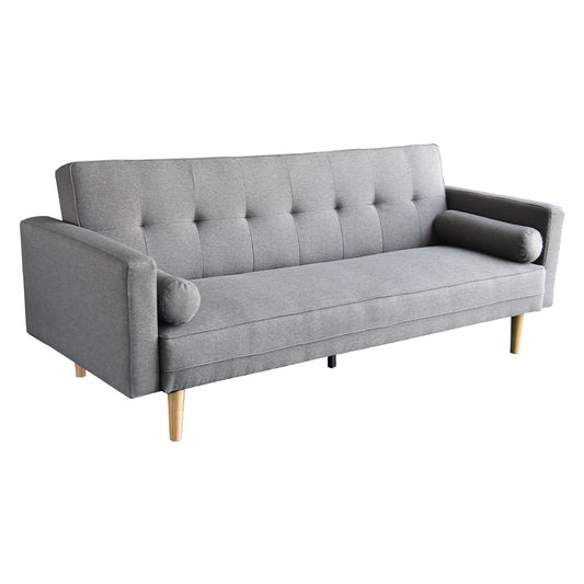 Sarantino Madison Sofa Bed Lounge Suite - Light Grey