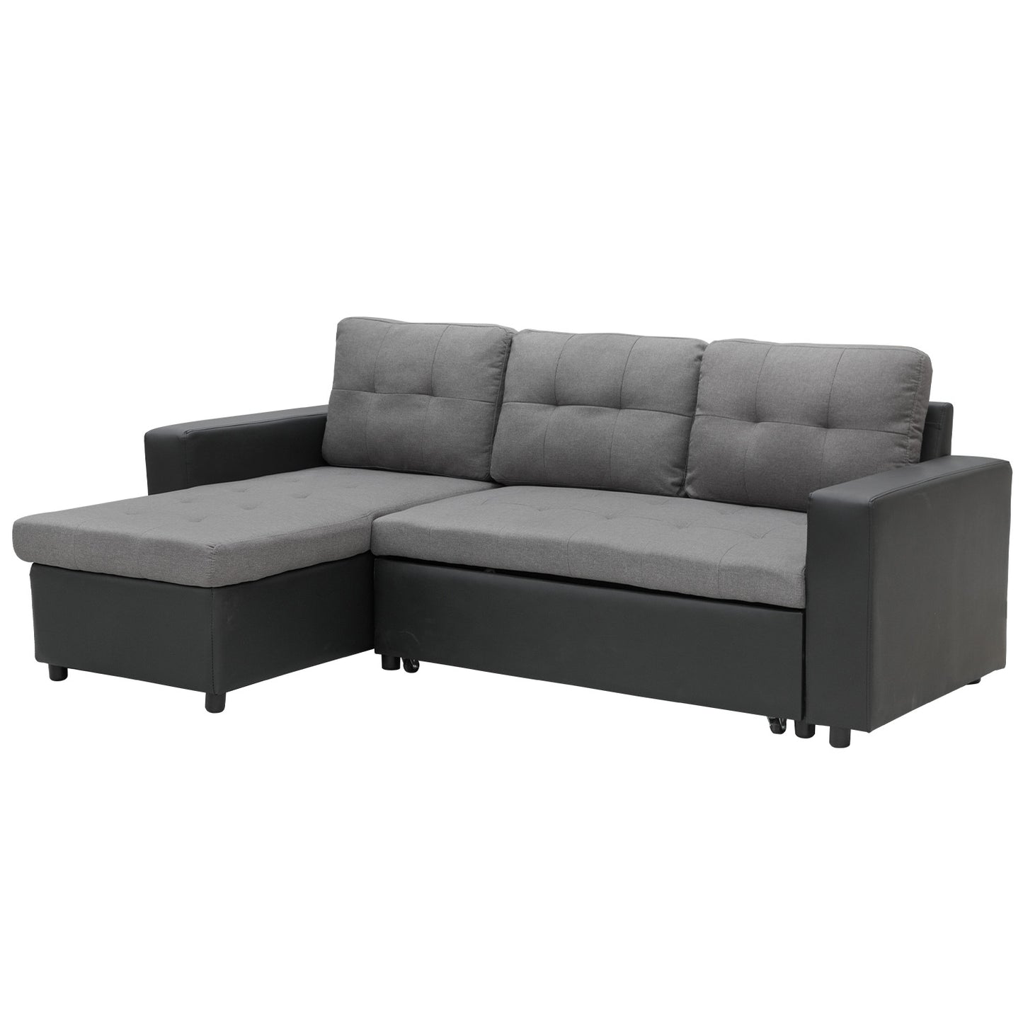 Sarantino Corner Sofa L-shaped Modular - Grey