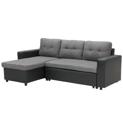 Sarantino Corner Sofa L-shaped Modular - Grey