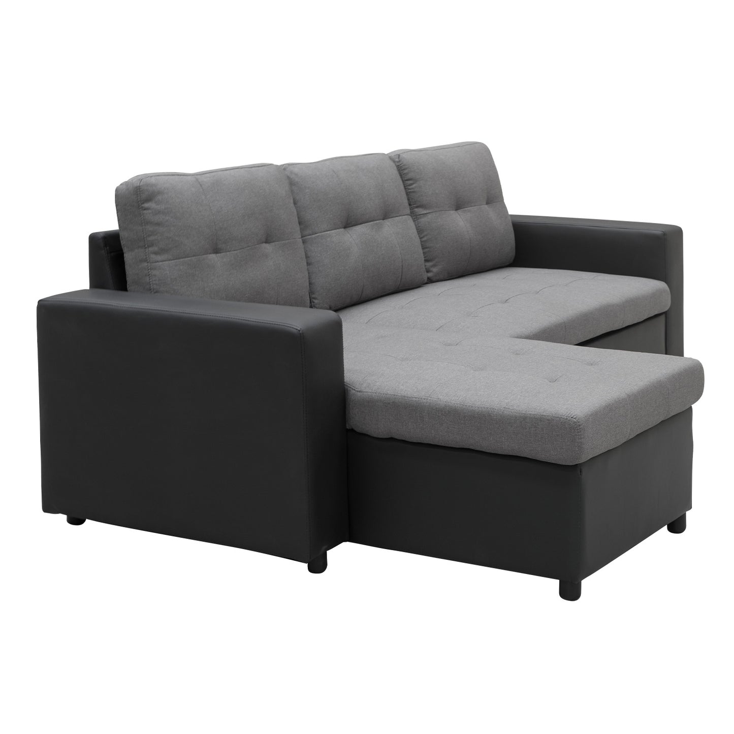 Sarantino Corner Sofa L-shaped Modular - Grey