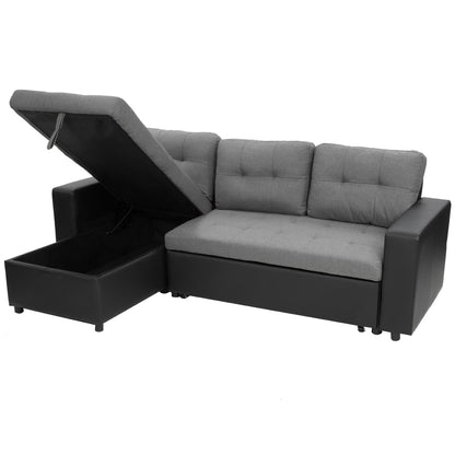 Sarantino Corner Sofa L-shaped Modular - Grey