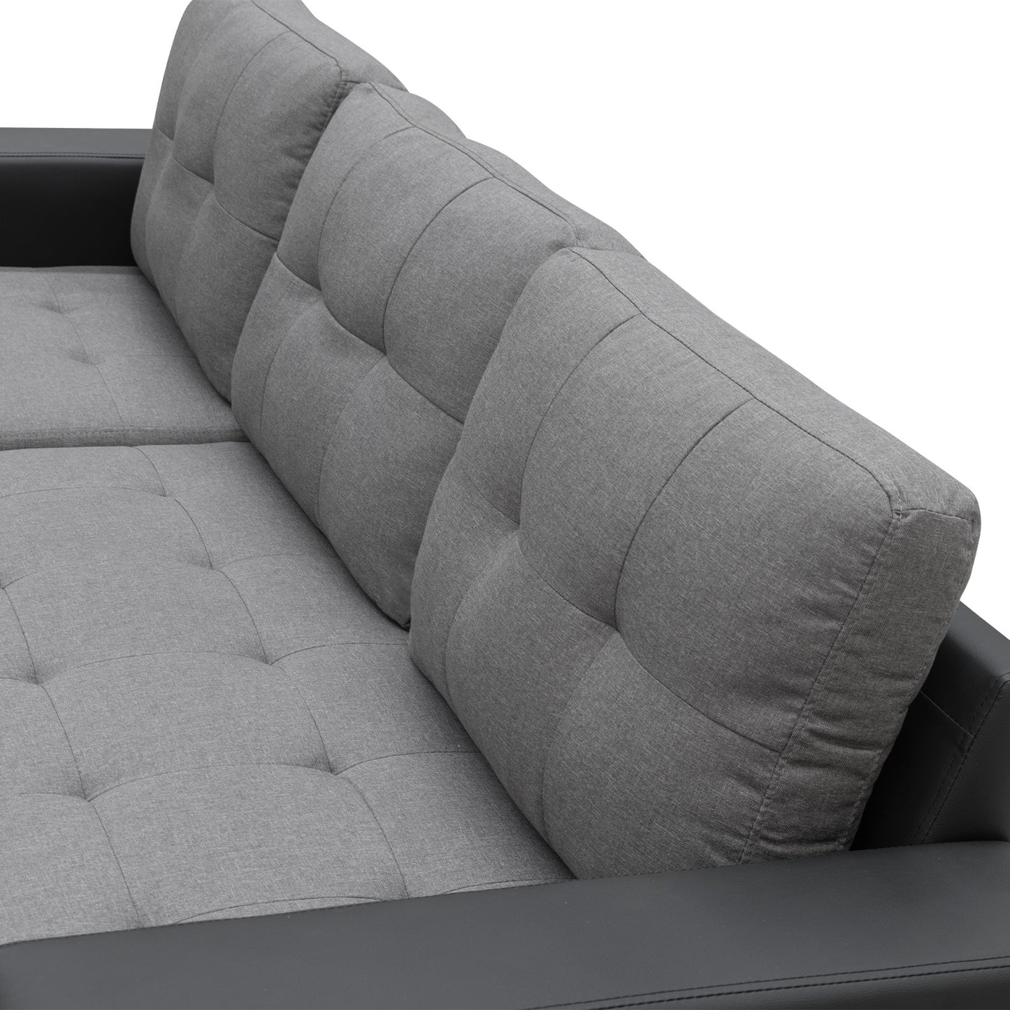 Sarantino Corner Sofa L-shaped Modular - Grey