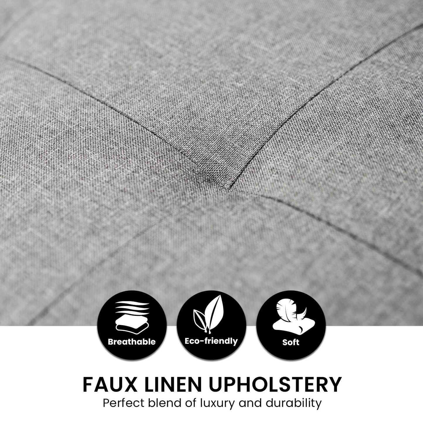 Sarantino Corner Sofa L-shaped Modular - Grey