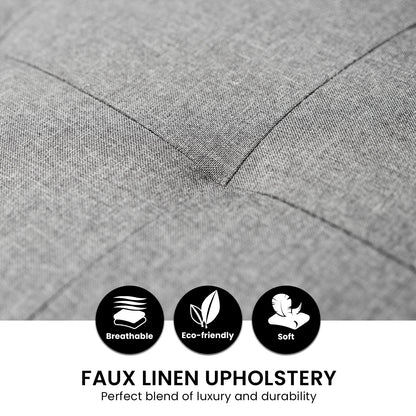 Sarantino Corner Sofa L-shaped Modular - Grey