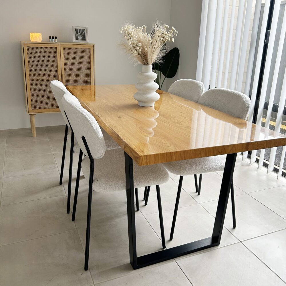 Venice Rectangular Dining Table 170cm - Natural