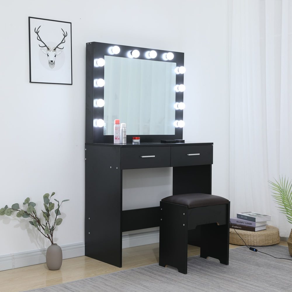 Fidel Vanity Set - Black