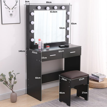 Fidel Vanity Set - Black
