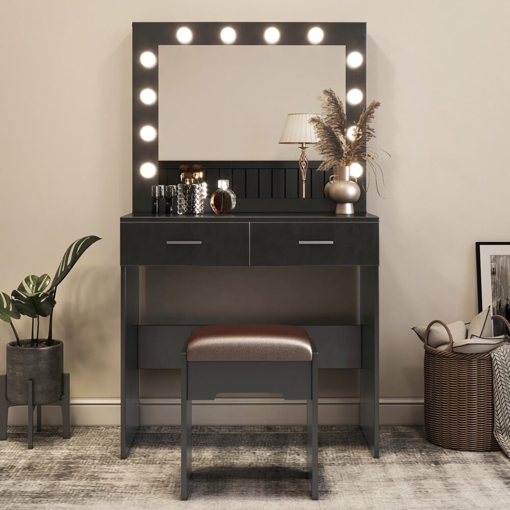Fidel Vanity Set - Black