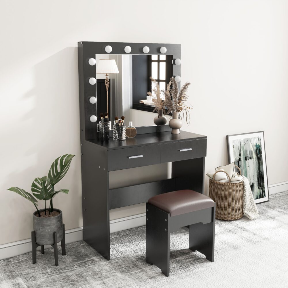 Fidel Vanity Set - Black